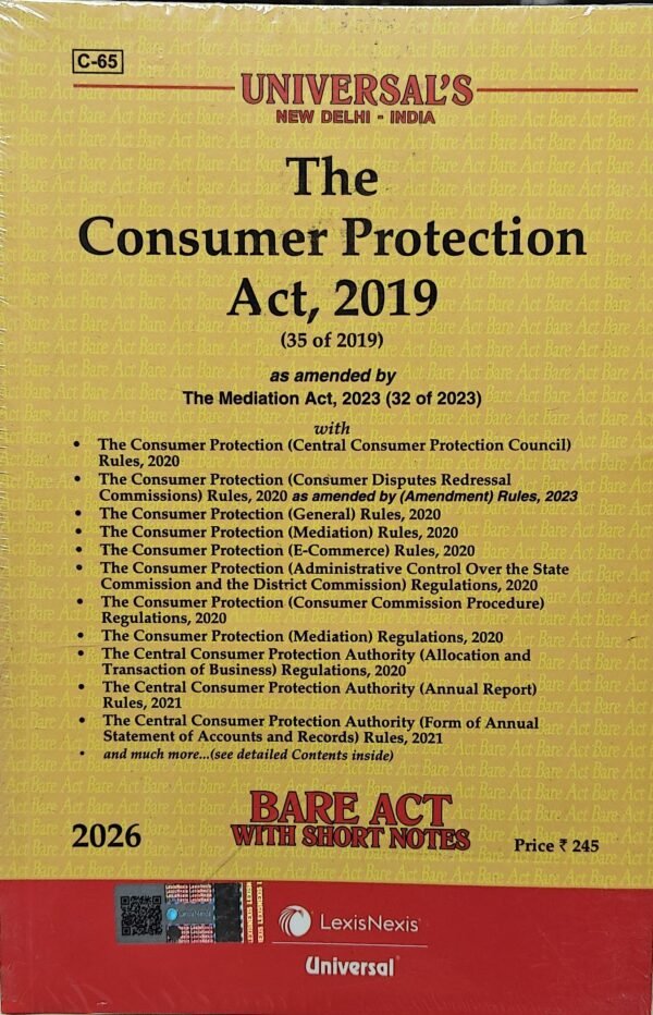 Universal's Consumer Protection Act, 2019 Edition 2026