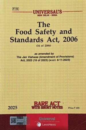 Universal's Food Safety and Standards Act, 2006 Edition 2025