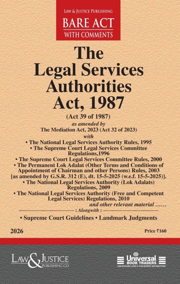 LJP's Legal Services Authorities Act, 1987 Edition 2026