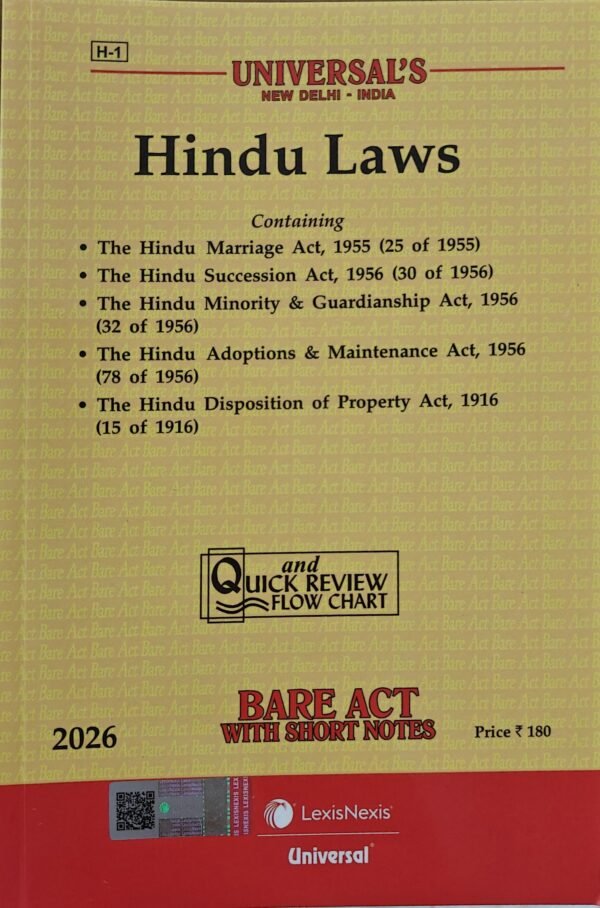 Universal's Hindu Laws (Containing 5 Acts) Edition 2026