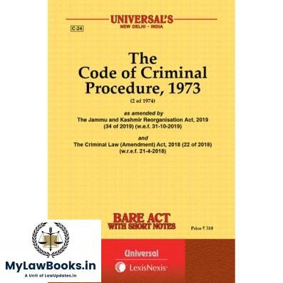 Code Of Criminal Procedure, 1973 | MyLawBooks.in