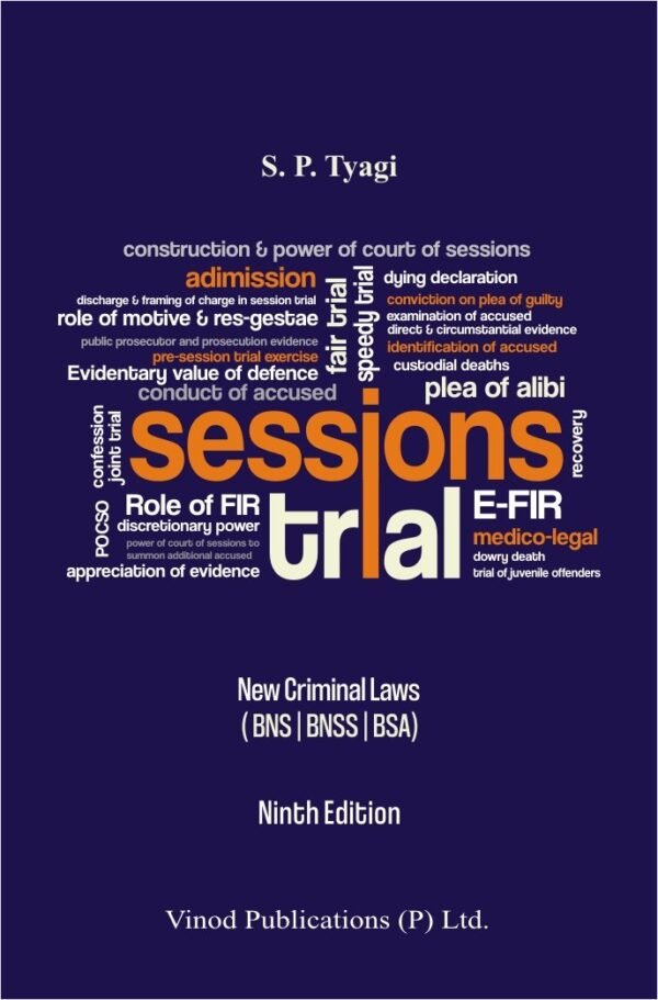 Vinod Publication’s Sessions Trial by S.P. Tyagi – 9th Edition 2026