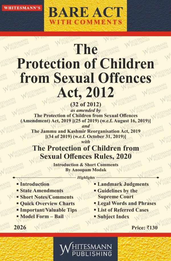 Whitesmann's Protection of Children from Sexual Offences Act, 2012 Edition 2026