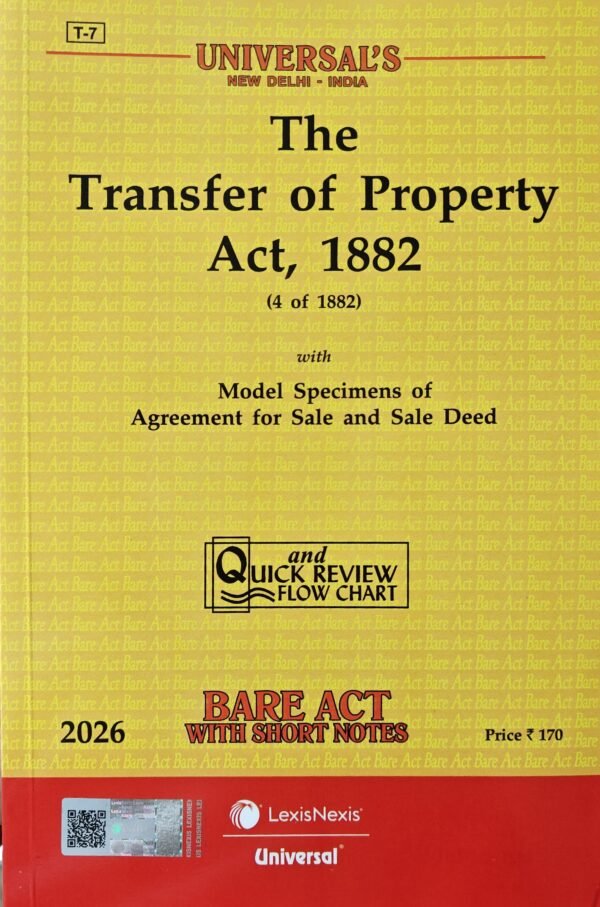Universal's Transfer of Property Act, 1882 Edition 2026