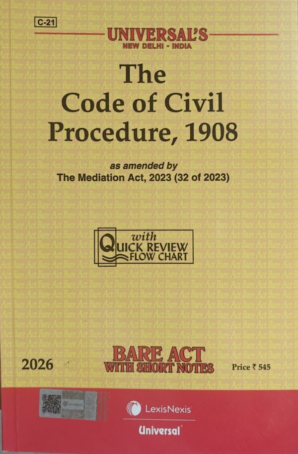 Universal's Code of Civil Procedure, 1908 (CPC) Edition 2026