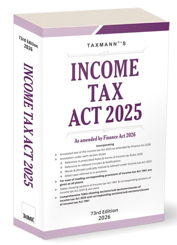 Taxmann's Income Tax Act 2025