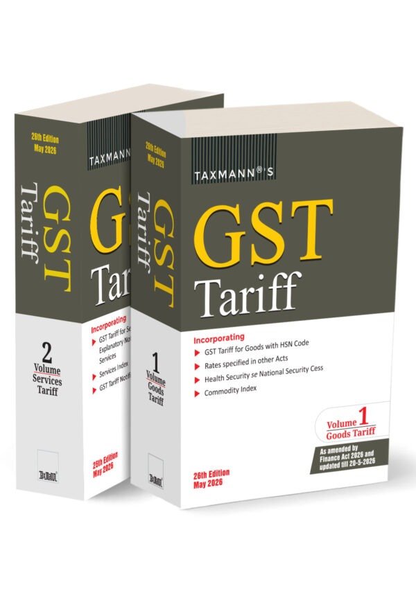Taxmann’s GST Tariff  [2 Vols.] 2026