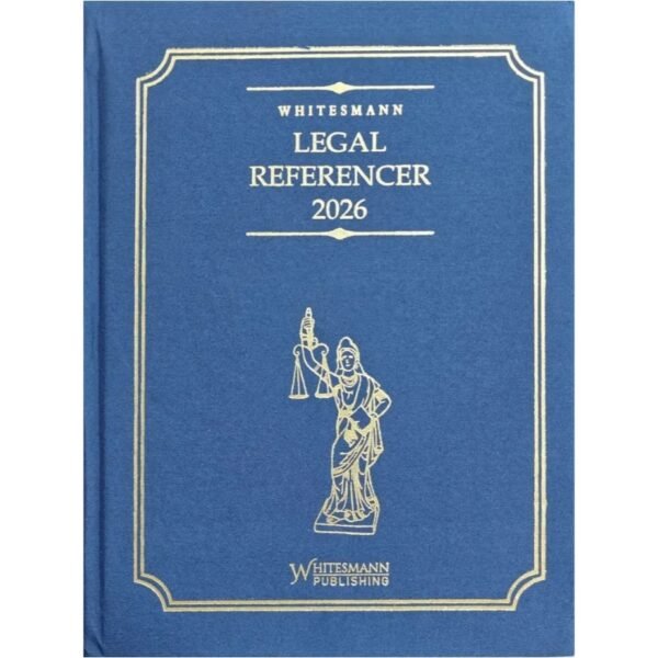 Whitesmann’s Supreme Legal Referencer(Advocate Diary) 2026 Cloth (Blue)  Executive Size