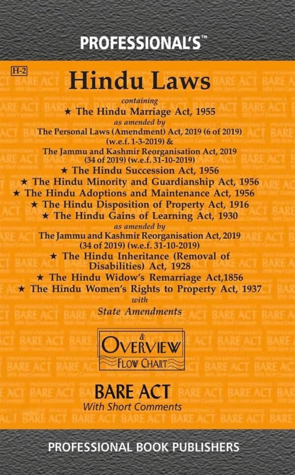 Professional's Hindu Laws (Containing 8 Acts) Edition 2025