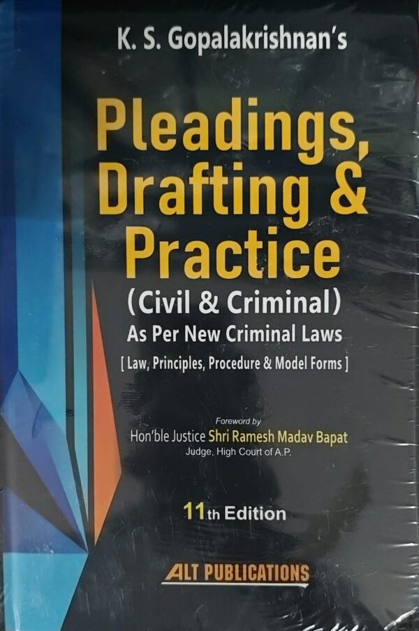 ALT Publication's Pleadings Drafting & Practice By K.S Gopala Krishana Edition 2027