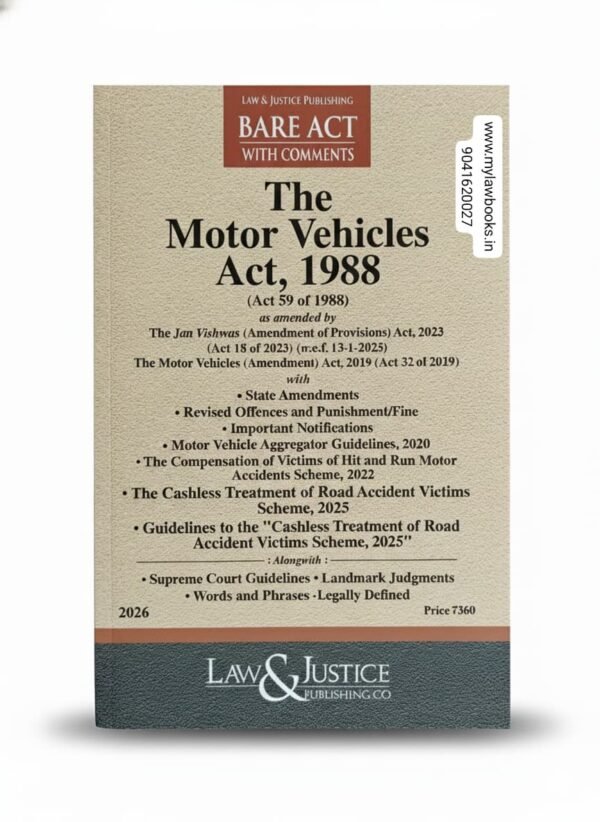 LJP's Motor Vehicles Act, 1988 Edition 2026