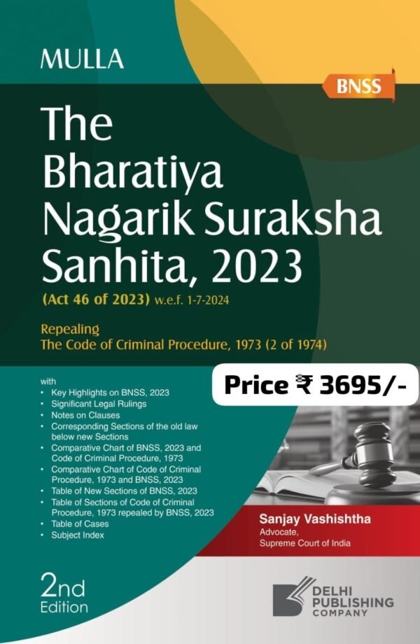DPC's Bharatiya Nagarik Suraksha Sanhita 2023 (BNSS) by Mulla Edition 2026