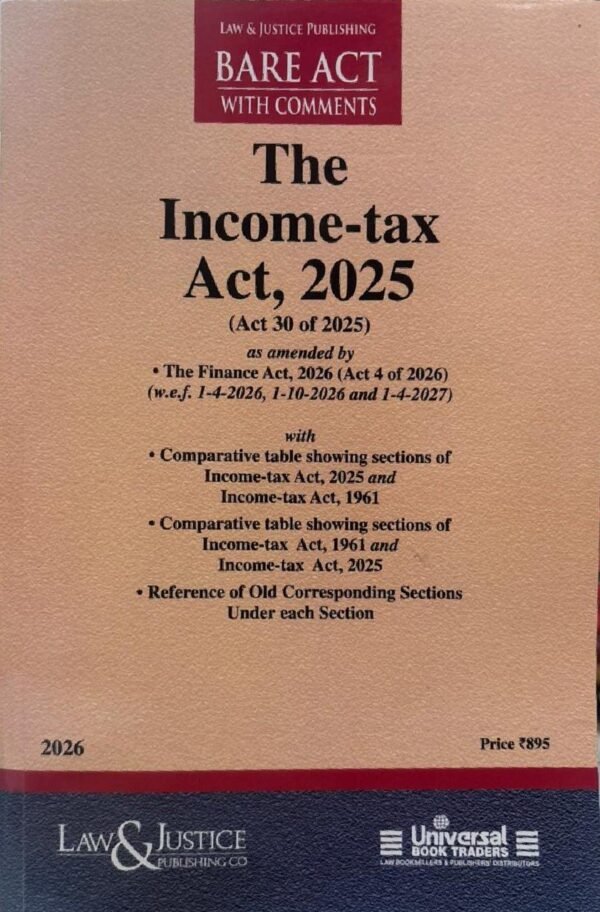 LJP's Income Tax Act, 2025 Edition 2026