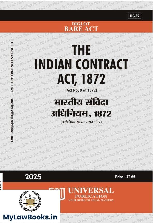 Universal's The Indian Contract Act Diglot Edition 2025