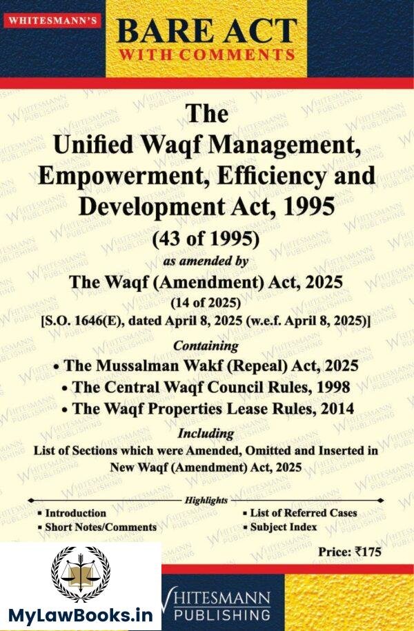 Whitesmann's The Unified Waqf Management, Empowerment, Efficiency, and Development Act, 1995 Edition 2025