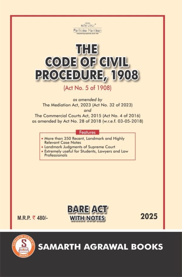 Pariksha Manthan's The Code of Civil Procedure by Samarth Agarwal Edition 2025