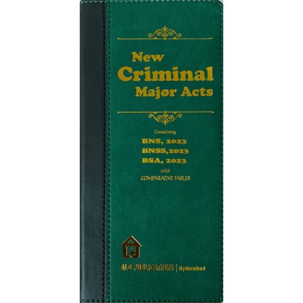 ALD Publication's New Criminal Major Acts - BNS, BNSS & BSA (Pocket Size) Edition 2025