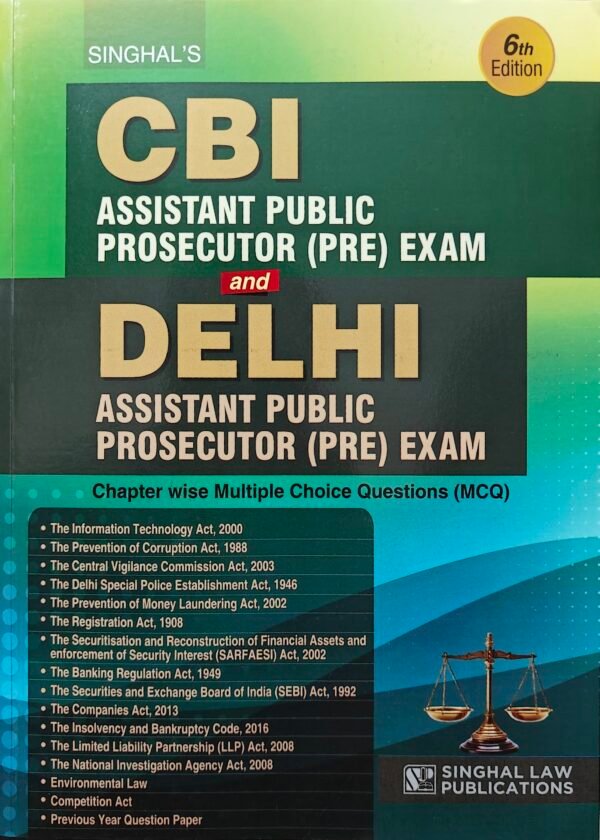 Singhal's CBI and Delhi Assistant Public Prosecutor (APP) Preliminary Examination 2026-27