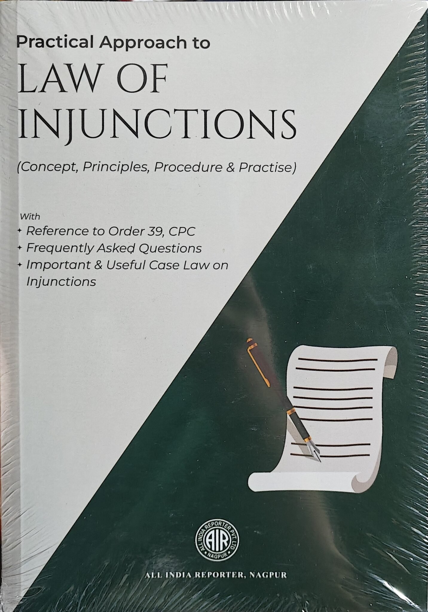 Space Injunctions Incriptions AIR's Practical Approach to Law Of Injunctions (Concept, Principle ...