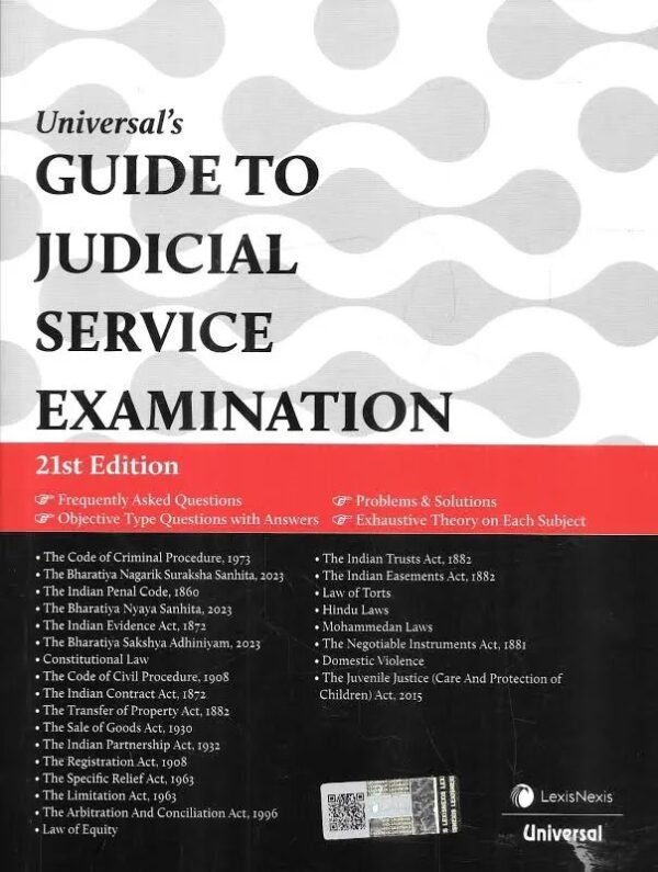 Universal's Guide to Judicial Service Examination including New Criminal Laws (BNS, BNSS & BSA) 21st Edition 2026