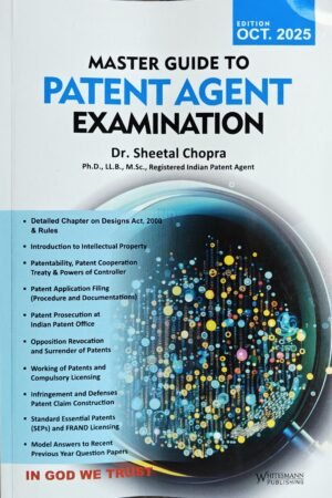 Whitesmann's Master Guide to Patent Agent Examination by Drm Sheetal Chopra
