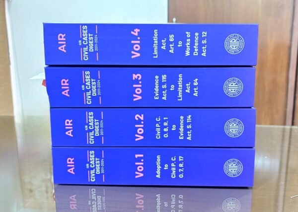 AIR's Civil Cases Digest (2011-2024) [ 4 Vols.] by Manohar & Chitaley