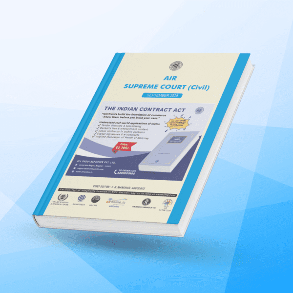 AIR Supreme Court (Civil) Journal Subscription 2026 (All India Reporter)