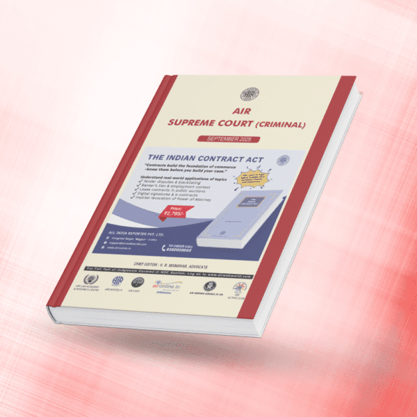 AIR Supreme Court (Criminal) Journal Subscription 2026 (All India Reporter)