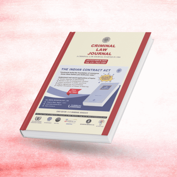 AIR Criminal Law Journal Subscription 2026 (All India Reporter)