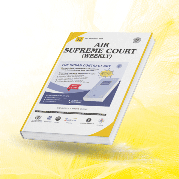 AIR Supreme Court (Weekly) Journal Subscription 2026 (All India Reporter)