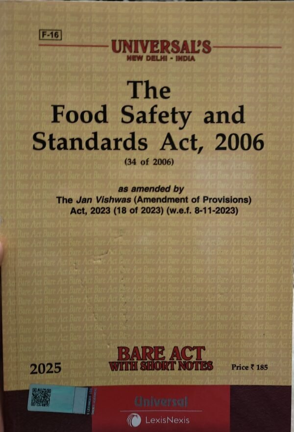 Universal's Food Safety and Standards Act, 2006 Edition 2025