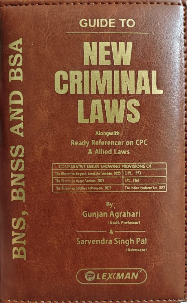 Lexman's Guide to New Criminal Laws (Pocket Size Leather Bound) Edition 2026