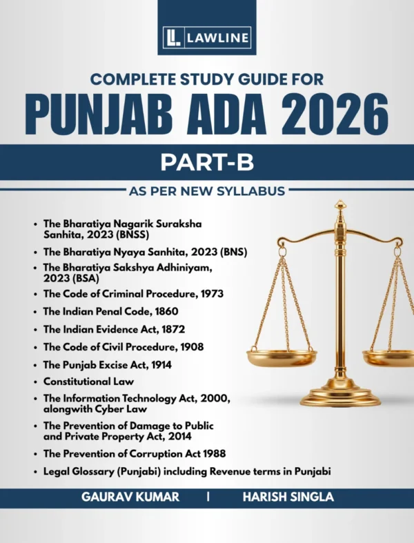 Lawline's Complete Study Guide For PUNJAB ADA 2026 (PART - B)