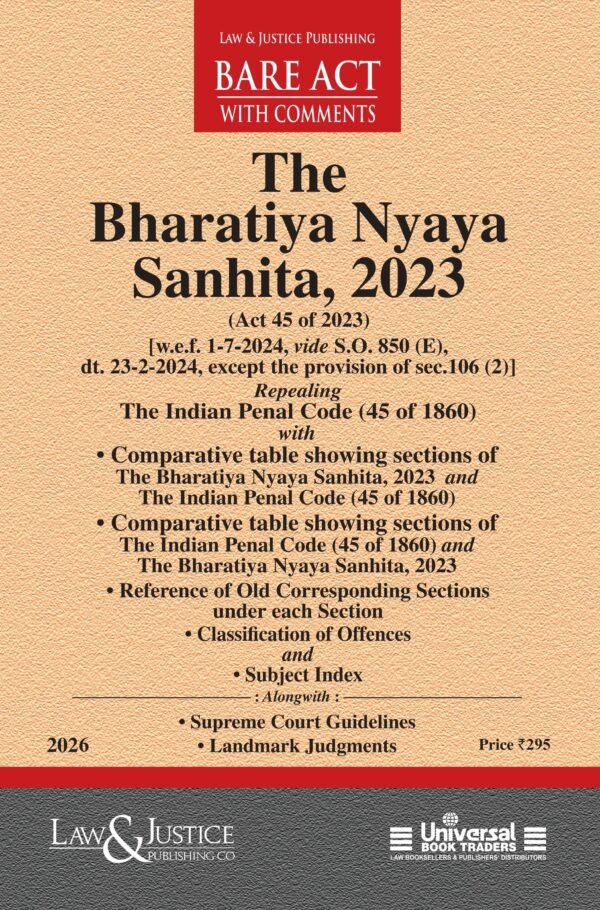 LJP's The Bharatiya Nyaya Sanhita, 2023 (45 of 2023) Edition 2026