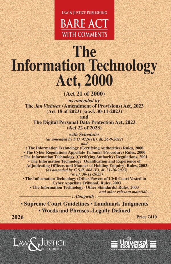 LJP's The Information Technology Act, 2000 Edition 2026
