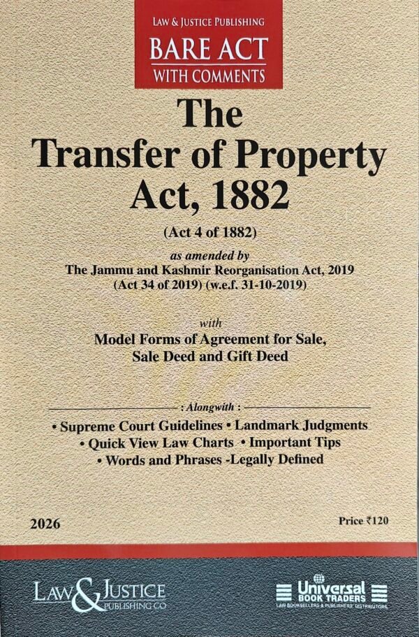 LJP's Transfer of Property Act, 1882 Edition 2026