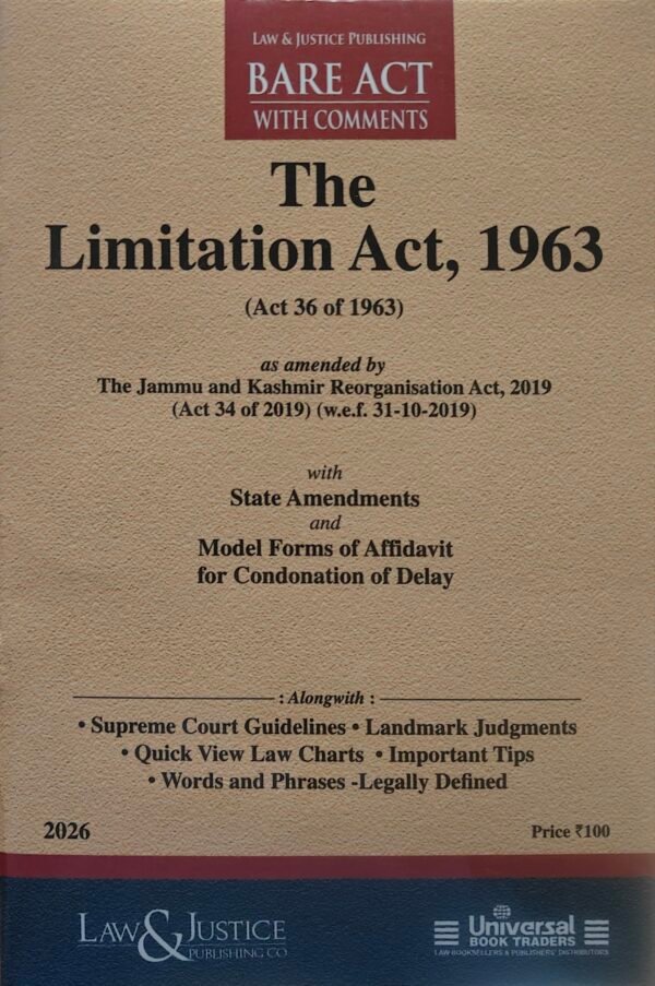 LJP's Limitation Act, 1963 Edition 2026
